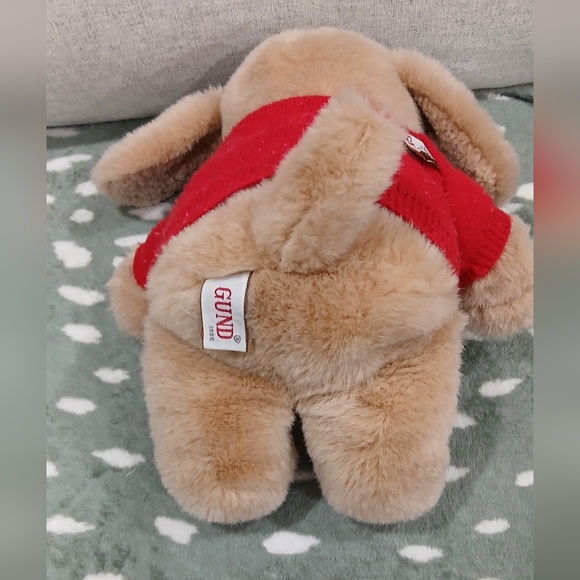 Gund Tender Puppy, 12in. Sweater removable, some pilling. Soft,Clean & Like New - Picture 5 of 8